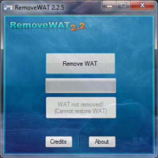 WAT Remover Tool for Windows 7 Genuine Activation Key HLUT.